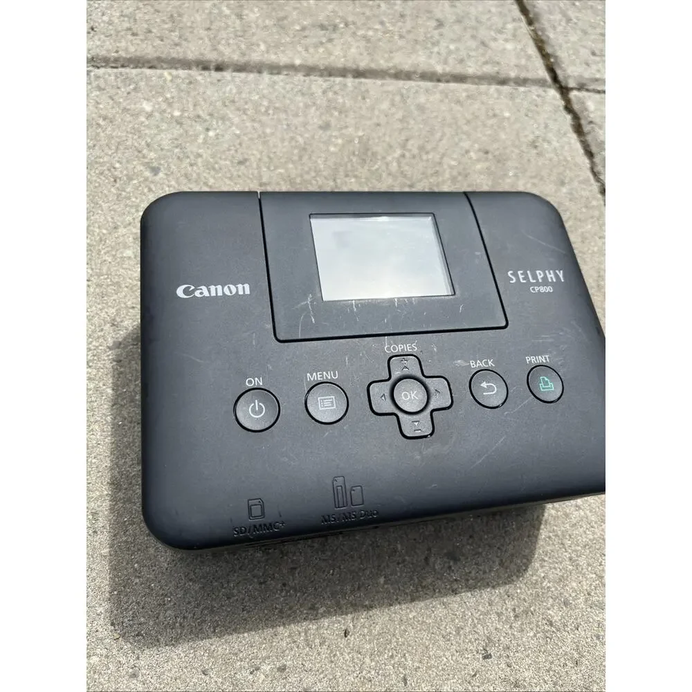 Canon Compact SELPHY CP800 Portable Printer Unit Only No Charger Untested